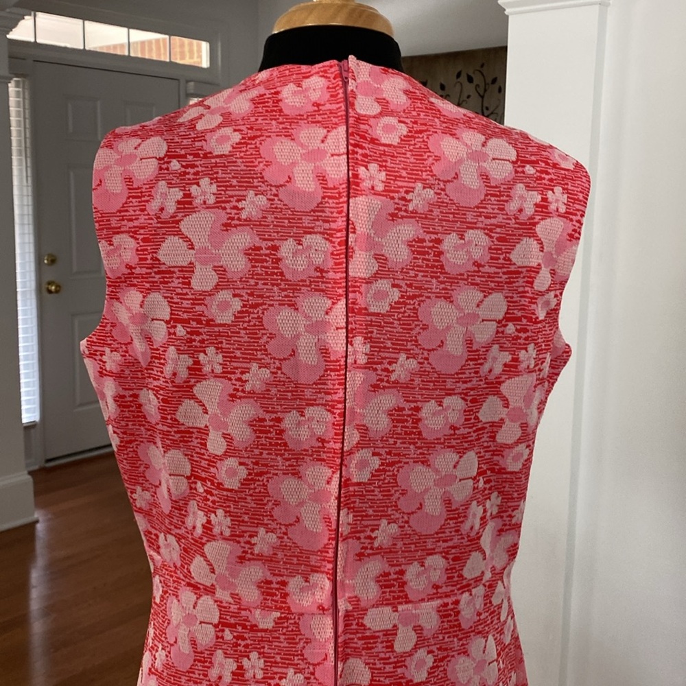 SALE- Floral Design Vintage Maxi Dress - Picture 7 of 7